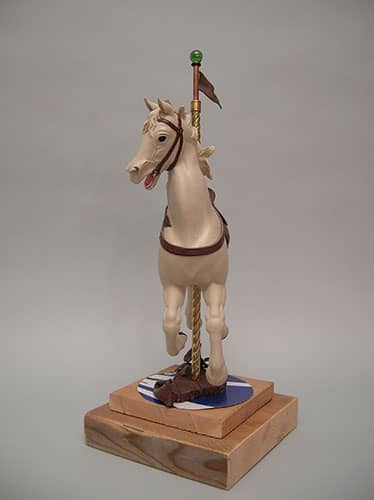 Equine bronze sculptures. Carousel horse bronze sculpture www.donbeckbronzes.com
