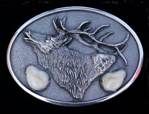 Wildlife belt buckles. Rocky Mountain Elk bronze | www.donbeckbronzes.com