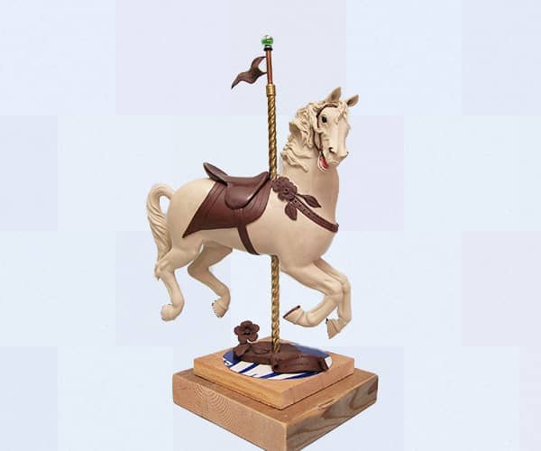 Equine bronze sculptures. Carousel horse bronze sculpture | www.donbeckbronzes.com