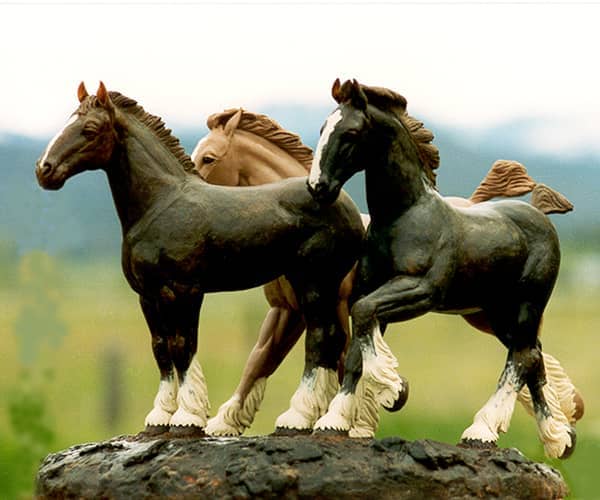 Equine bronze sculptures | www.donbeckbronzes.com