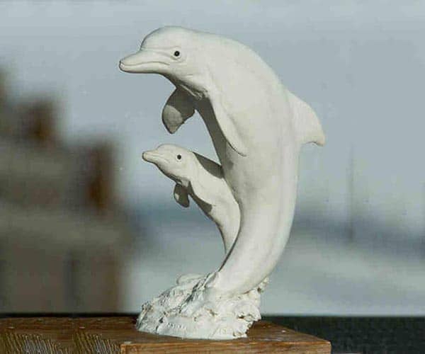 Marine life bronze sculptures. Dolphin Bronze Sculpture | www.donbeckbronzes.com