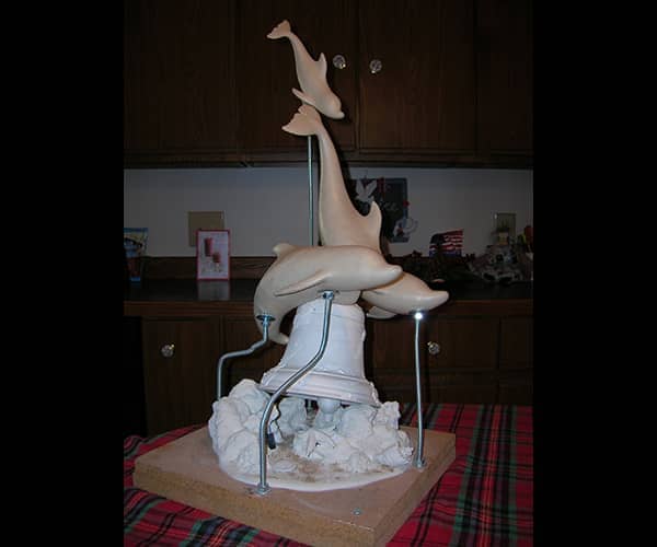Marine Life Bronze Sculptures. Let freedom ring bronze sculpture | www.donbeckbronzes.com
