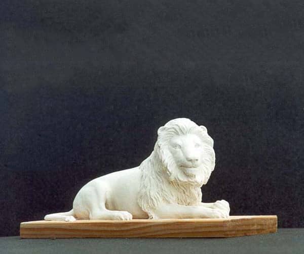 Wildlife bronze sculptures. African lion bronze sculpture | www.donbeckbronzes.com