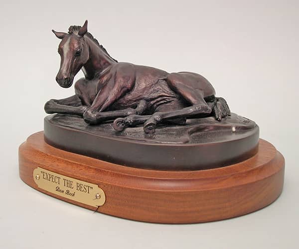 Equine bronze sculptures by bronze sculptor Don Beck | www.donbeckbronzes.com