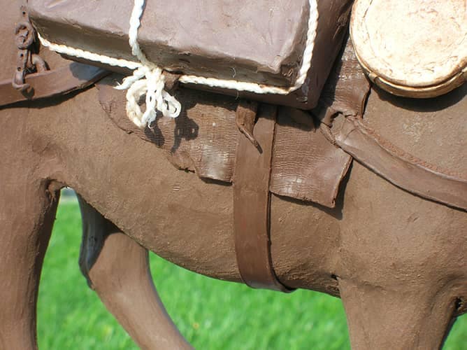 Historic bronze sculptures. Historic gold prospector bronze sculpture